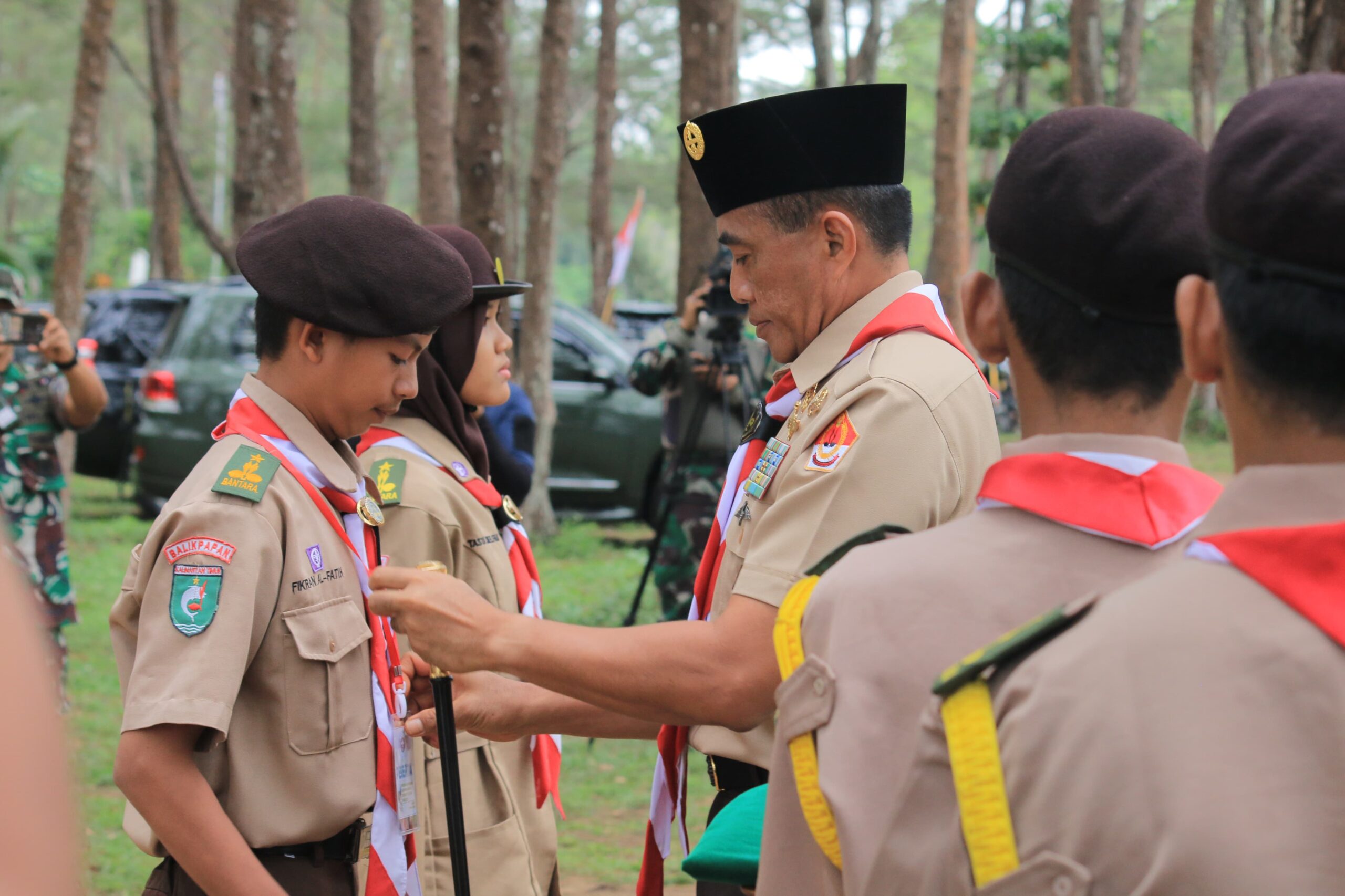 Pangdam Dorong Pembinaan Generasi Muda Melalui Pembukaan Persami Pramuka Saka Wira Kodam VI/Mlw