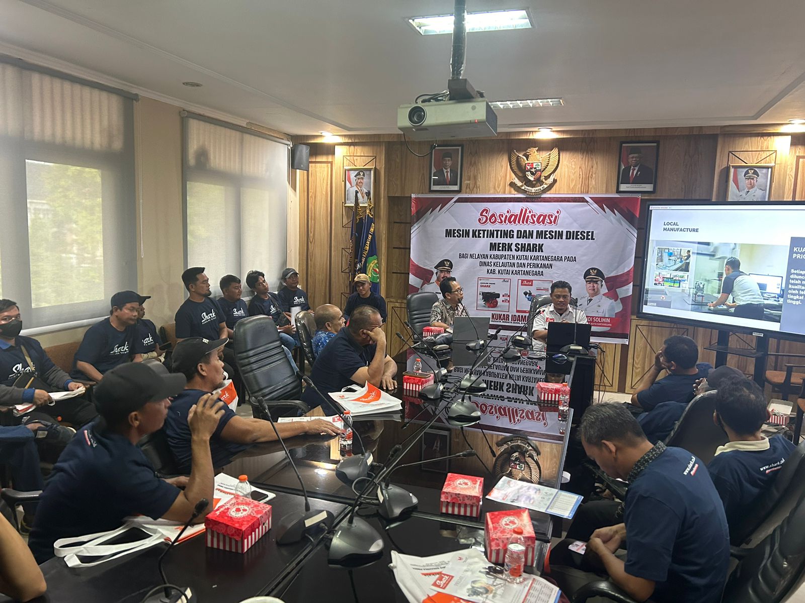 DKP Kukar Kenalkan Mesin Ketinting, Untuk Dukung Produktifitas Nelayan